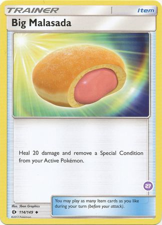 Big Malasada (114/149) (Deck Exclusive #27) [Sun & Moon: Trainer Kit - Alolan Sandslash] - Card Brawlers | Quebec | Canada | Yu-Gi-Oh!