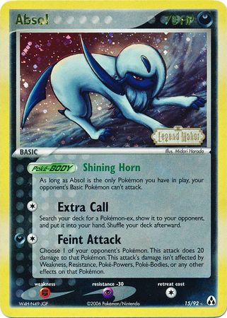 Absol (15/92) (Stamped) [EX: Legend Maker] - Card Brawlers | Quebec | Canada | Yu-Gi-Oh!