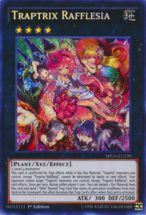 Traptrix Rafflesia [MP16-EN239] Secret Rare - Card Brawlers | Quebec | Canada | Yu-Gi-Oh!