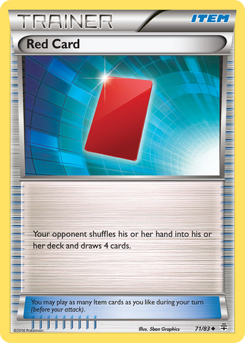 Red Card (71/83) [XY: Generations] - Card Brawlers | Quebec | Canada | Yu-Gi-Oh!