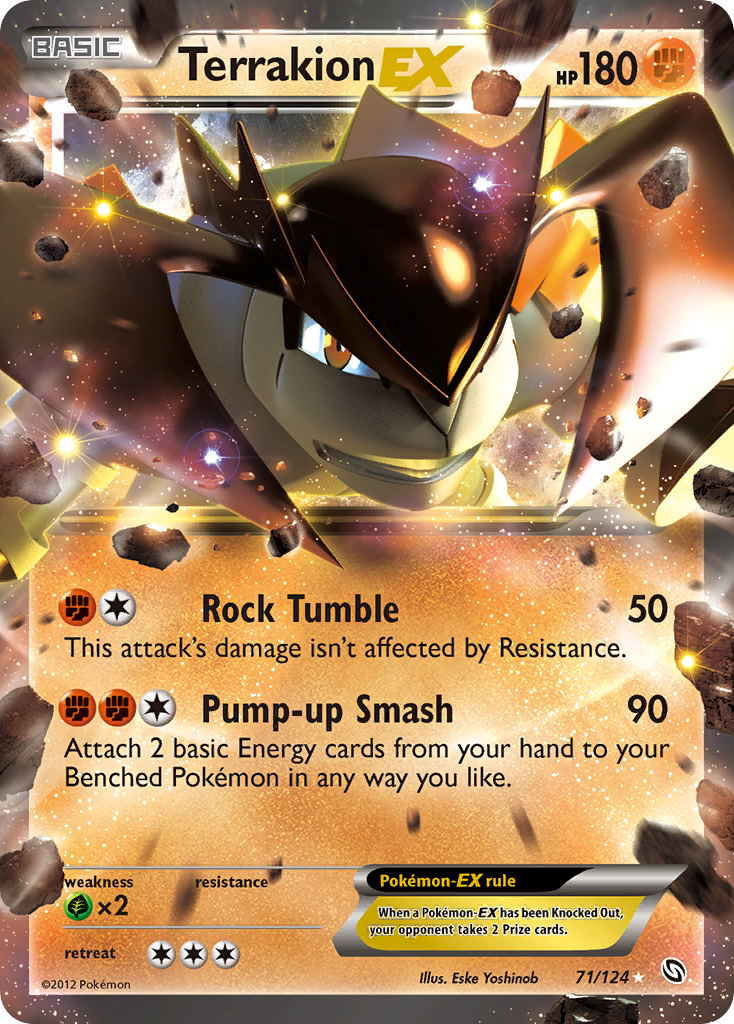 Terrakion EX (71/124) [Black & White: Dragons Exalted] - Card Brawlers | Quebec | Canada | Yu-Gi-Oh!