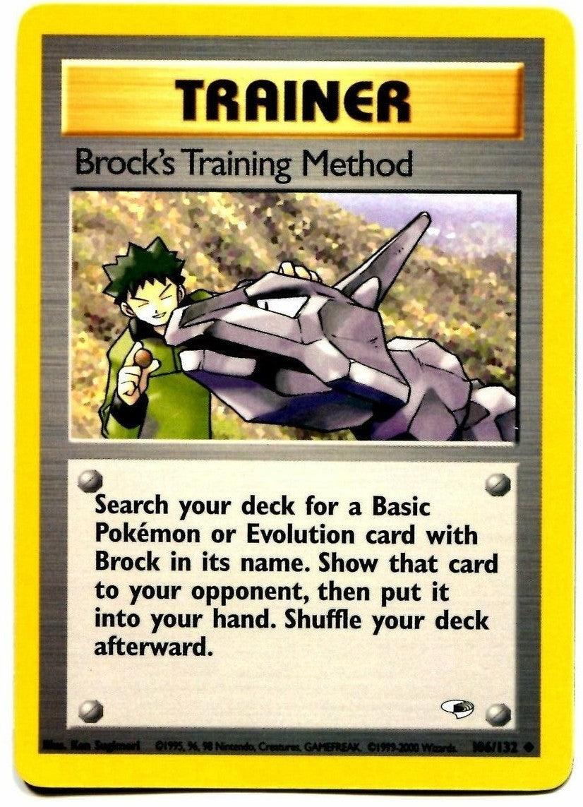 Brock's Training Method (106/132) [Gym Heroes Unlimited] - Card Brawlers | Quebec | Canada | Yu-Gi-Oh!