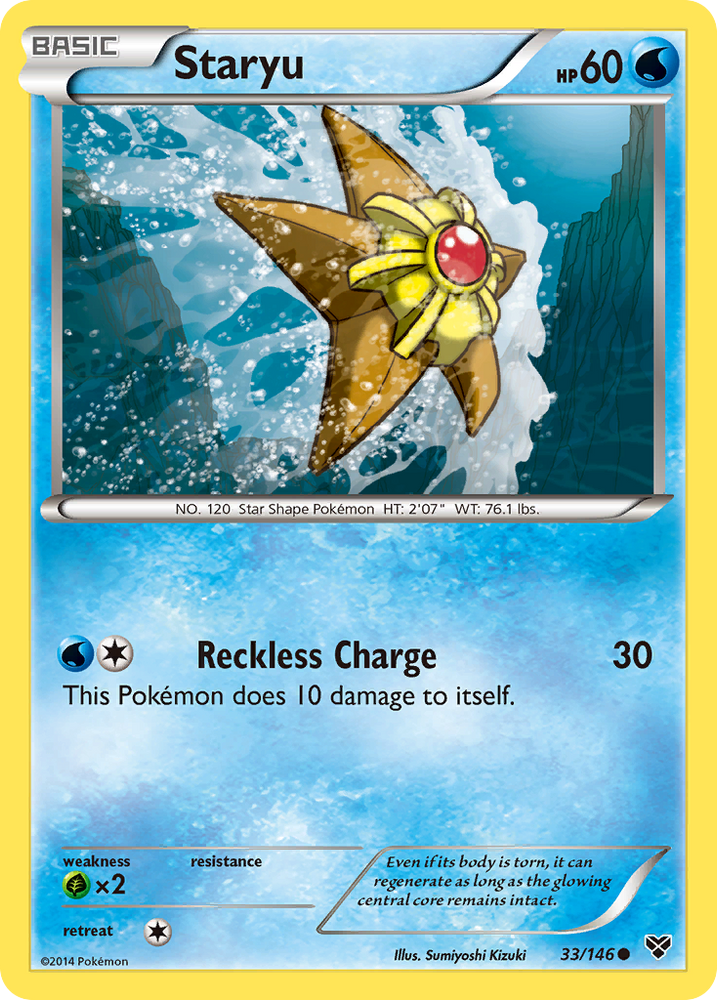 Staryu (33/146) [XY: Base Set] - Card Brawlers | Quebec | Canada | Yu-Gi-Oh!