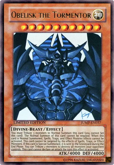 Obelisk the Tormentor [JUMP-EN037] Ultra Rare - Yu-Gi-Oh! - Card Brawlers | Quebec | Canada |