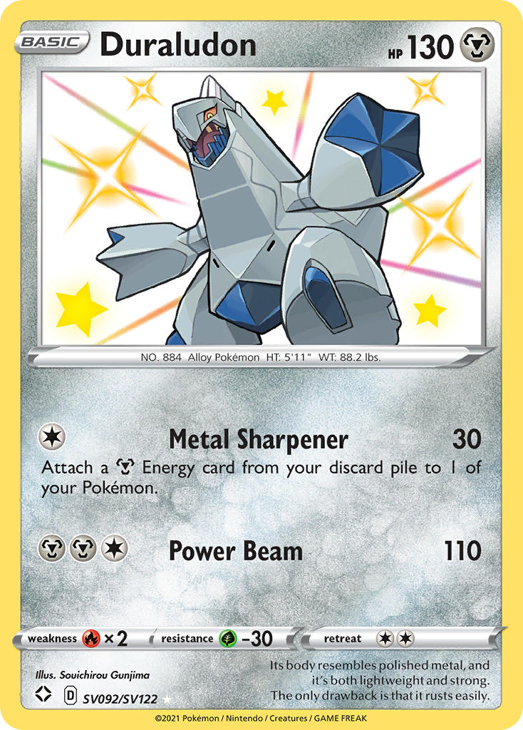 Duraludon (SV092/SV122) [Sword & Shield: Shining Fates] - Card Brawlers | Quebec | Canada | Yu-Gi-Oh!