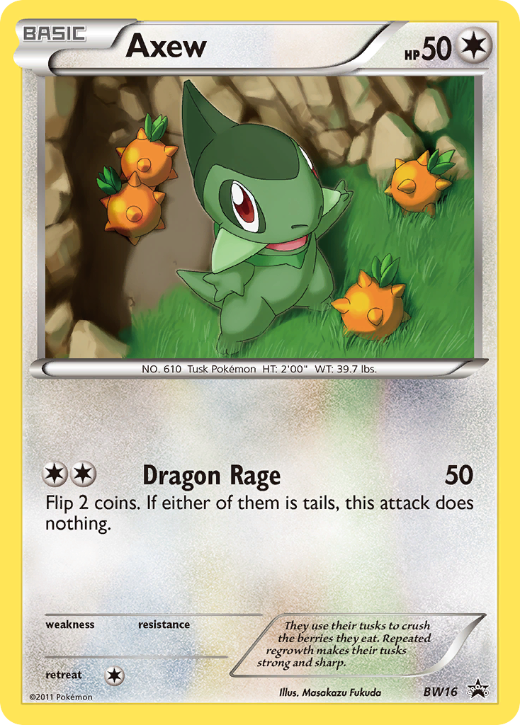 Axew (BW16) [Black & White: Black Star Promos] - Card Brawlers | Quebec | Canada | Yu-Gi-Oh!
