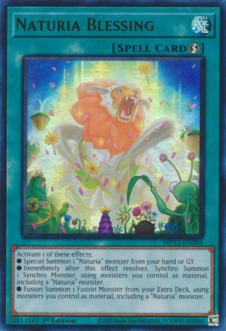 Naturia Blessing [MP23-EN204] Ultra Rare - Card Brawlers | Quebec | Canada | Yu-Gi-Oh!