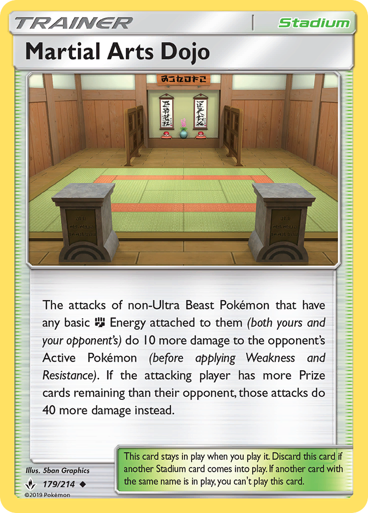 Martial Arts Dojo (179/214) [Sun & Moon: Unbroken Bonds] - Card Brawlers | Quebec | Canada | Yu-Gi-Oh!