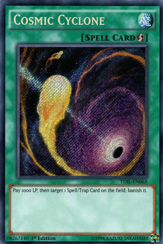 Cosmic Cyclone [TDIL-EN065] Secret Rare - Yu-Gi-Oh! - Card Brawlers | Quebec | Canada |