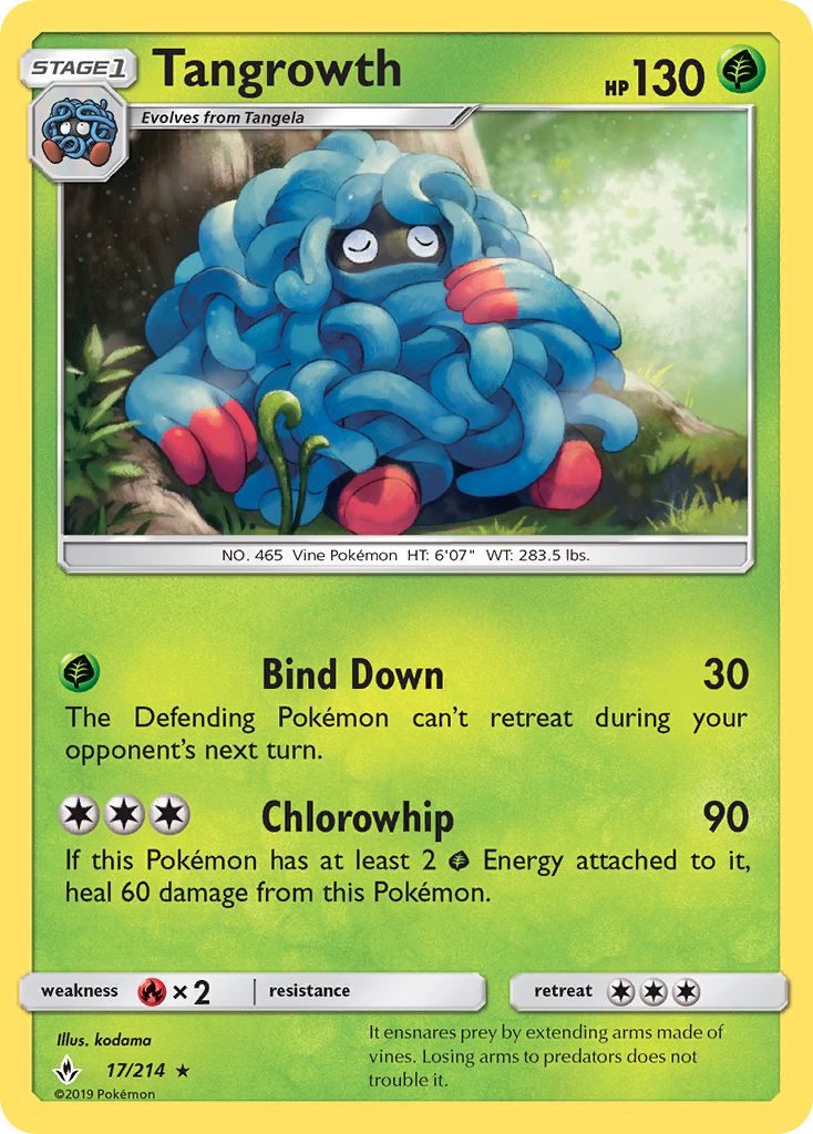 Tangrowth (17/214) [Sun & Moon: Unbroken Bonds] - Card Brawlers | Quebec | Canada | Yu-Gi-Oh!