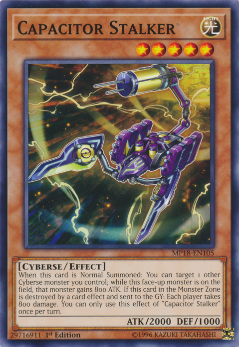Capacitor Stalker [MP18-EN105] Common - Card Brawlers | Quebec | Canada | Yu-Gi-Oh!