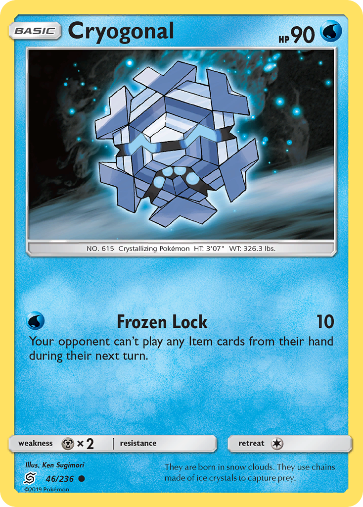 Cryogonal (46/236) [Sun & Moon: Unified Minds] - Card Brawlers | Quebec | Canada | Yu-Gi-Oh!