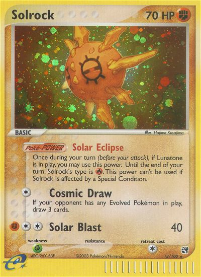 Solrock (13/100) [EX: Sandstorm] - Card Brawlers | Quebec | Canada | Yu-Gi-Oh!