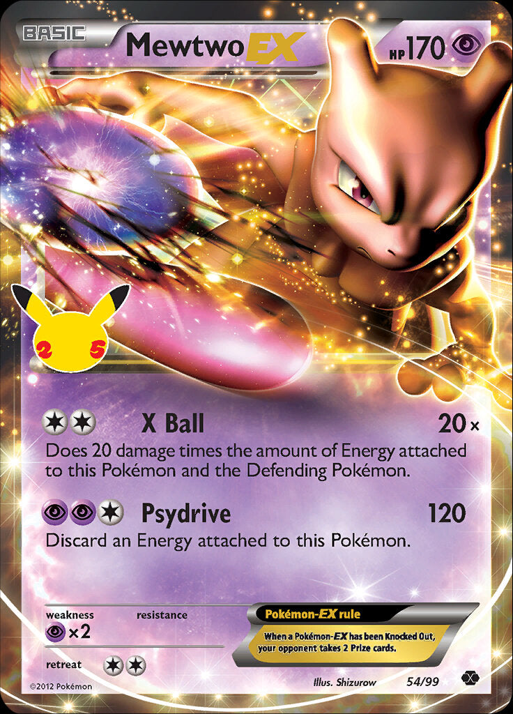 Mewtwo EX (54/99) [Celebrations: 25th Anniversary - Classic Collection] - Card Brawlers | Quebec | Canada | Yu-Gi-Oh!