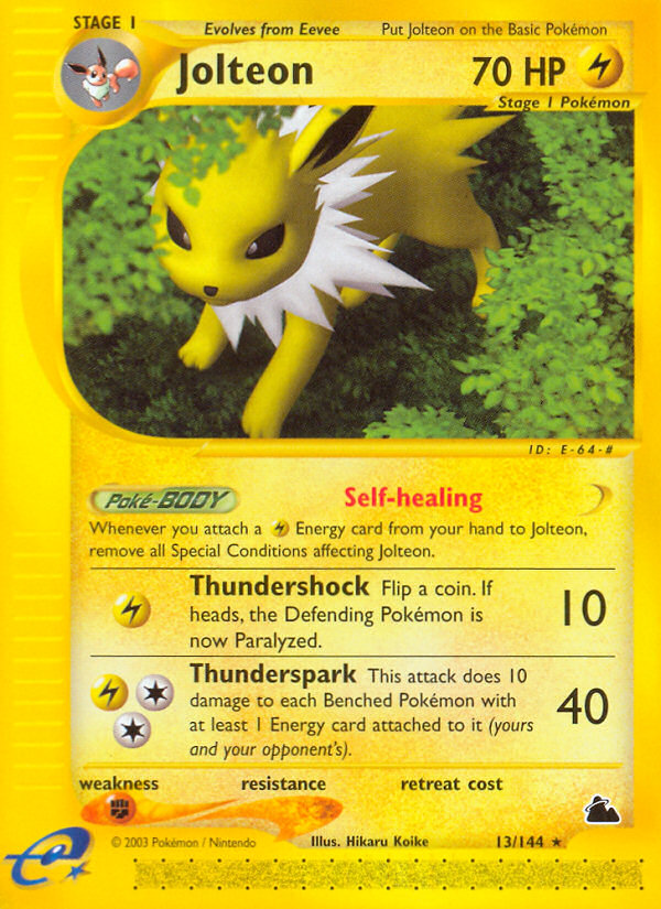 Jolteon (13/144) [Skyridge] - Card Brawlers | Quebec | Canada | Yu-Gi-Oh!