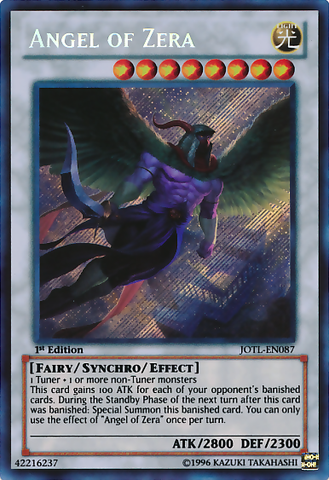 Angel of Zera [JOTL-EN087] Secret Rare - Card Brawlers | Quebec | Canada | Yu-Gi-Oh!