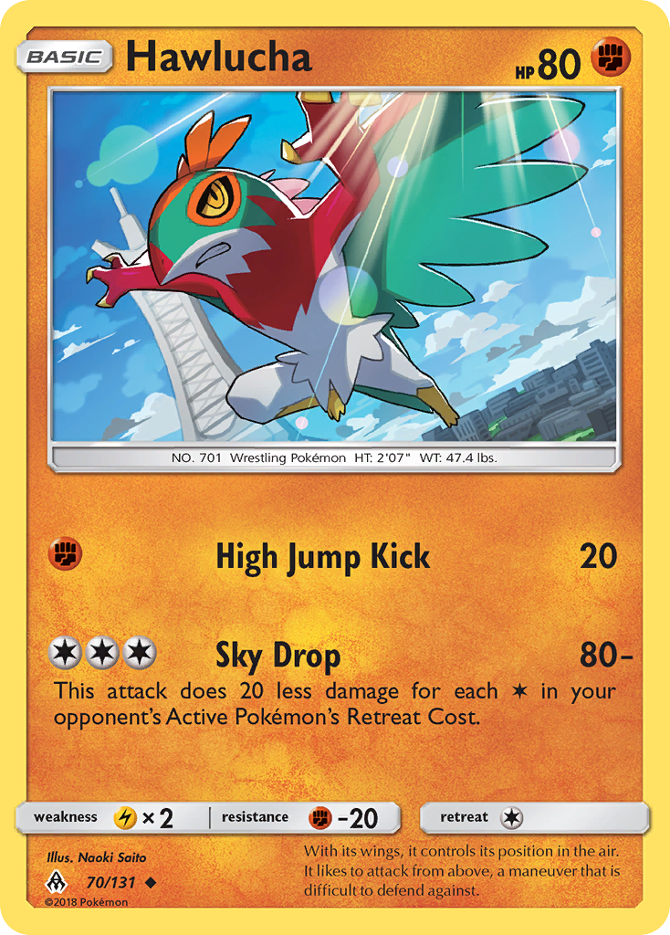Hawlucha (70/131) [Sun & Moon: Forbidden Light] - Card Brawlers | Quebec | Canada | Yu-Gi-Oh!