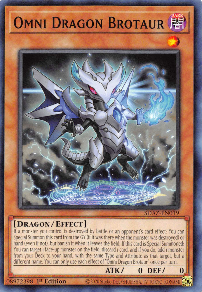 Omni Dragon Brotaur [SDAZ-EN019] Common - Card Brawlers | Quebec | Canada | Yu-Gi-Oh!