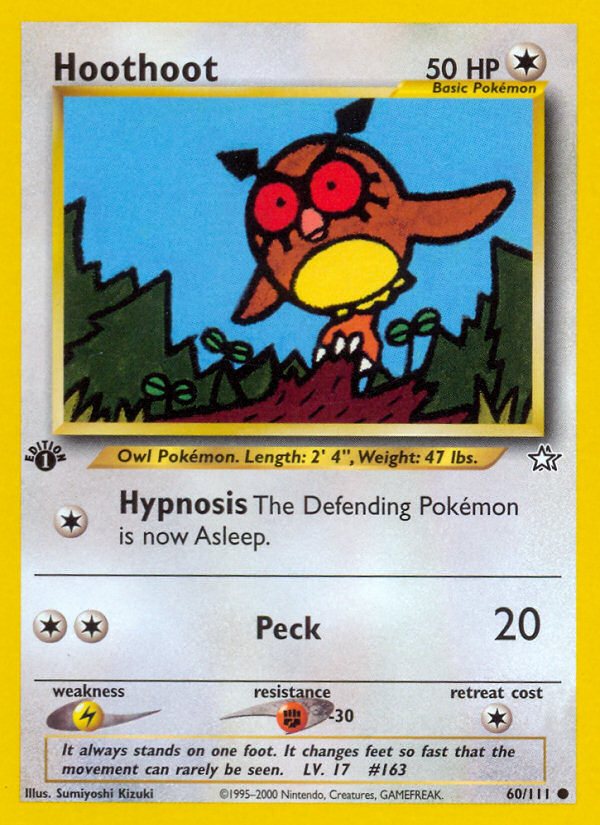 Hoothoot (60/111) [Neo Genesis 1st Edition] - Card Brawlers | Quebec | Canada | Yu-Gi-Oh!