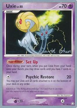 Uxie LV.55 (43/146) (Stallgon - David Cohen) [World Championships 2009] - Card Brawlers | Quebec | Canada | Yu-Gi-Oh!