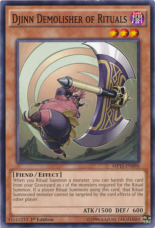 Djinn Demolisher of Rituals [MP15-EN090] Common - Yu-Gi-Oh! - Card Brawlers | Quebec | Canada |