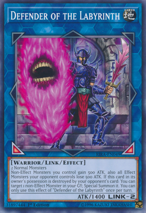 Defender of the Labyrinth [RIRA-EN049] Common - Card Brawlers | Quebec | Canada | Yu-Gi-Oh!