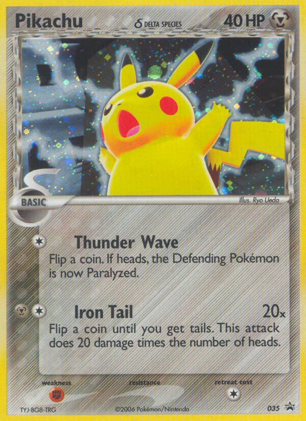 Pikachu (035) (Delta Species) [Nintendo: Black Star Promos] - Card Brawlers | Quebec | Canada | Yu-Gi-Oh!