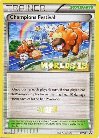 Champions Festival (BW95) (2013 Staff) [Black & White: Black Star Promos] - Card Brawlers | Quebec | Canada | Yu-Gi-Oh!