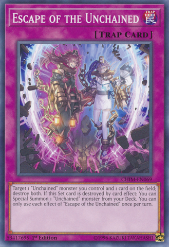 Escape of the Unchained [CHIM-EN069] Common - Card Brawlers | Quebec | Canada | Yu-Gi-Oh!