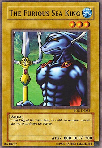 The Furious Sea King [LOB-EN033] Common - Card Brawlers | Quebec | Canada | Yu-Gi-Oh!