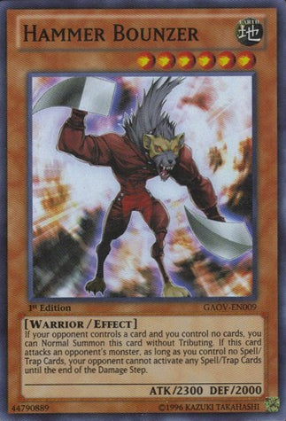 Hammer Bounzer [GAOV-EN009] Super Rare - Card Brawlers | Quebec | Canada | Yu-Gi-Oh!