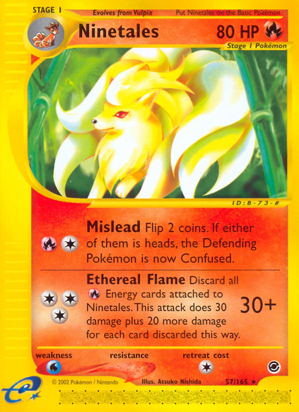 Ninetales (57/165) [Expedition: Base Set] - Card Brawlers | Quebec | Canada | Yu-Gi-Oh!