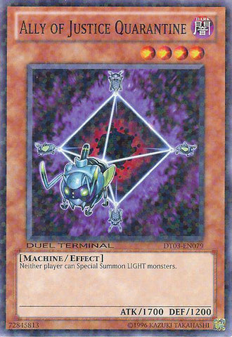 Ally of Justice Quarantine [DT03-EN079] Common - Card Brawlers | Quebec | Canada | Yu-Gi-Oh!