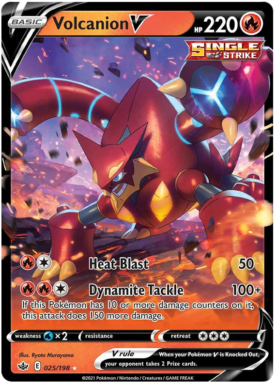 Volcanion V (025/198) [Sword & Shield: Chilling Reign] - Card Brawlers | Quebec | Canada | Yu-Gi-Oh!