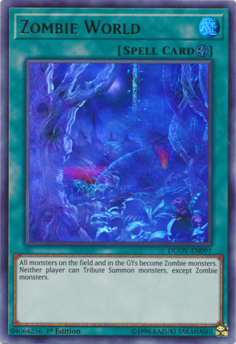 Zombie World [DUOV-EN091] Ultra Rare - Card Brawlers | Quebec | Canada | Yu-Gi-Oh!