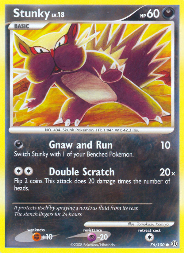 Stunky (76/100) [Diamond & Pearl: Stormfront] - Card Brawlers | Quebec | Canada | Yu-Gi-Oh!