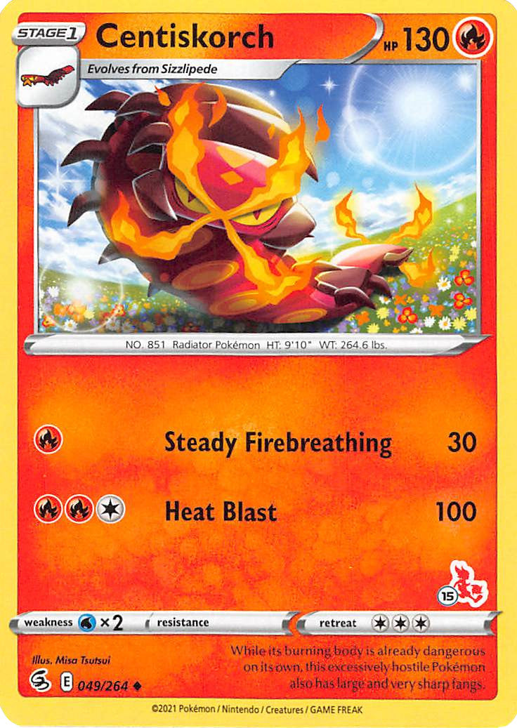 Centiskorch (49/264) (Cinderace Stamp #15) [Battle Academy 2022] - Card Brawlers | Quebec | Canada | Yu-Gi-Oh!