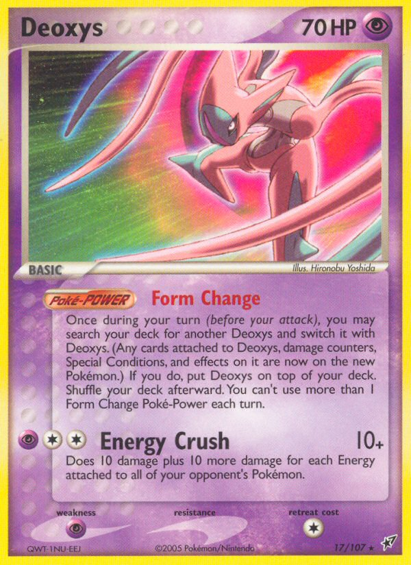 Deoxys (17/107) [EX: Deoxys] - Card Brawlers | Quebec | Canada | Yu-Gi-Oh!