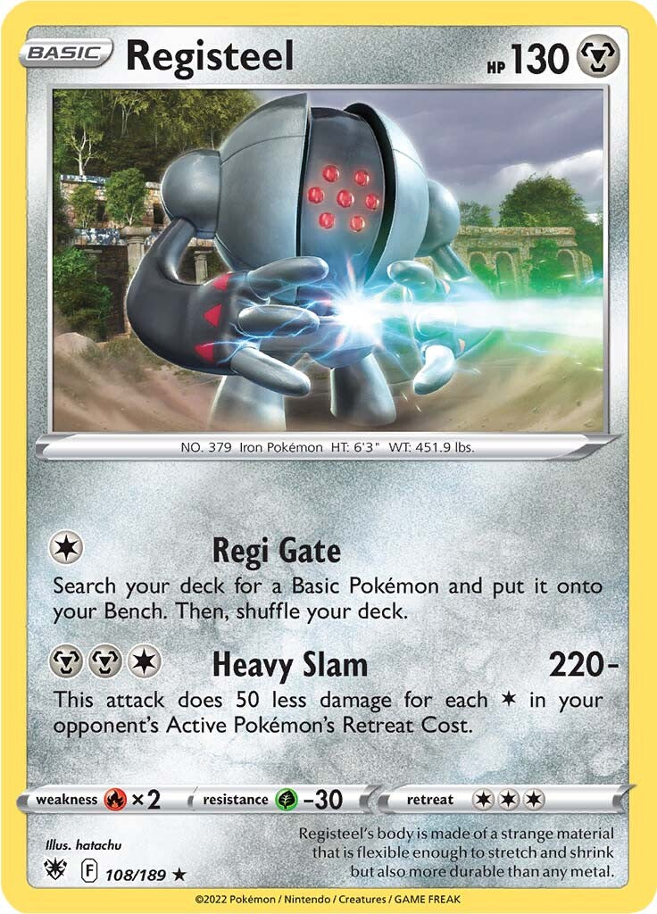 Registeel (108/189) [Sword & Shield: Astral Radiance] - Card Brawlers | Quebec | Canada | Yu-Gi-Oh!