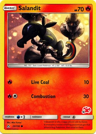 Salandit (25/156) (Charizard Stamp #18) [Battle Academy 2020] - Card Brawlers | Quebec | Canada | Yu-Gi-Oh!