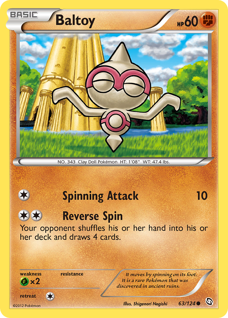 Baltoy (63/124) [Black & White: Dragons Exalted] - Card Brawlers | Quebec | Canada | Yu-Gi-Oh!