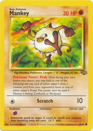 Mankey (55/64) [Jungle Unlimited] - Card Brawlers | Quebec | Canada | Yu-Gi-Oh!