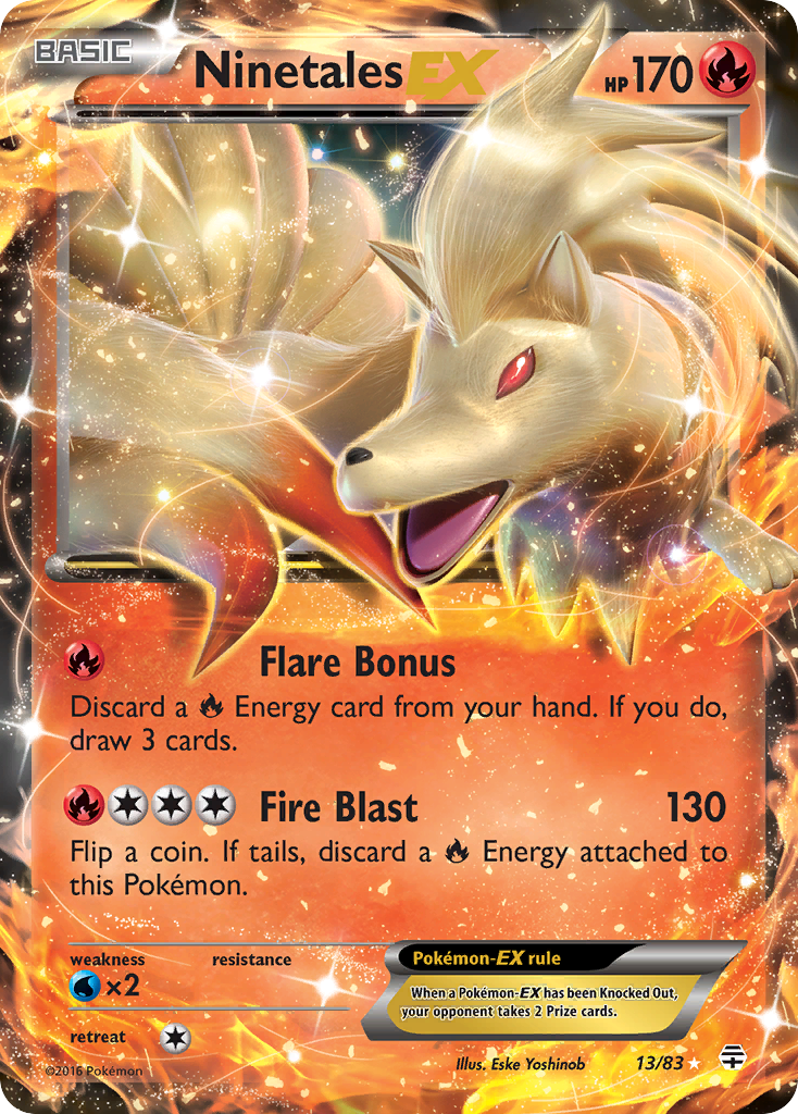 Ninetales EX (13/83) [XY: Generations] - Card Brawlers | Quebec | Canada | Yu-Gi-Oh!
