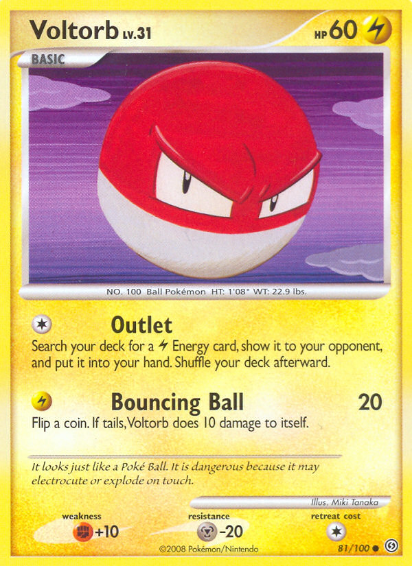 Voltorb (81/100) [Diamond & Pearl: Stormfront] - Card Brawlers | Quebec | Canada | Yu-Gi-Oh!