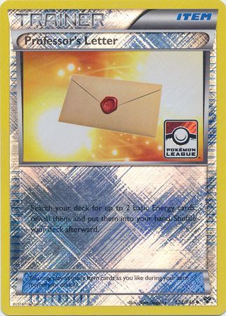 Professor's Letter (123/146) (League Promo) [XY: Base Set] - Card Brawlers | Quebec | Canada | Yu-Gi-Oh!