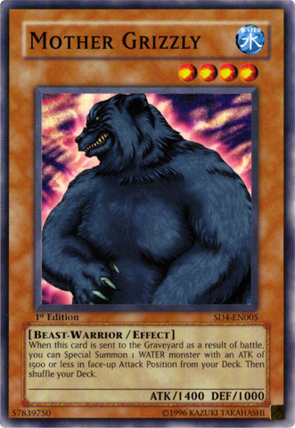 Mother Grizzly [SD4-EN005] Common - Yu-Gi-Oh! - Card Brawlers | Quebec | Canada |