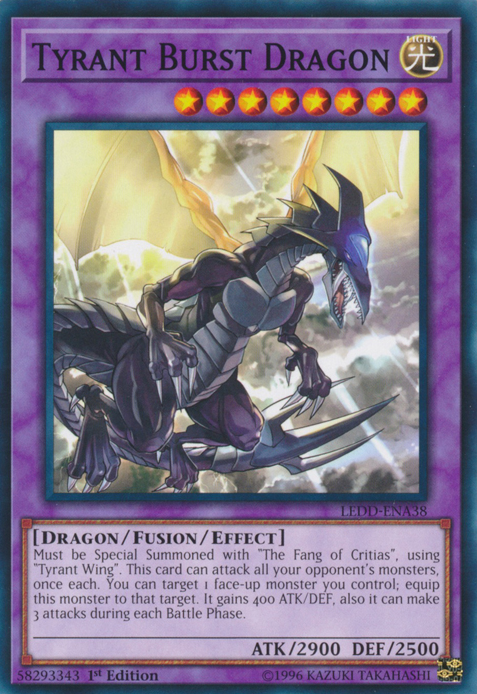 Tyrant Burst Dragon [LEDD-ENA38] Common - Yu-Gi-Oh! - Card Brawlers | Quebec | Canada |