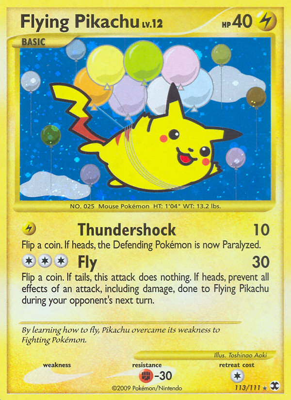 Flying Pikachu (113/111) [Platinum: Rising Rivals] - Card Brawlers | Quebec | Canada | Yu-Gi-Oh!