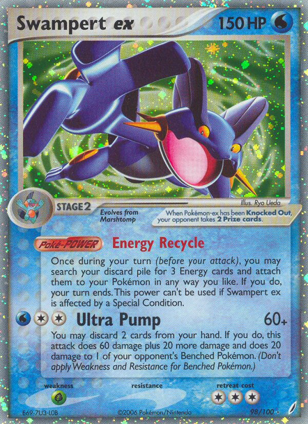 Swampert ex (98/100) [EX: Crystal Guardians] - Card Brawlers | Quebec | Canada | Yu-Gi-Oh!