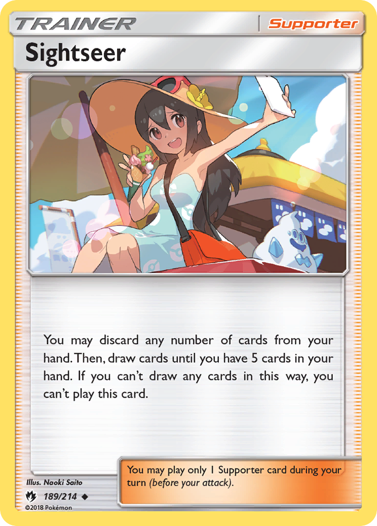 Sightseer (189/214) [Sun & Moon: Lost Thunder] - Card Brawlers | Quebec | Canada | Yu-Gi-Oh!